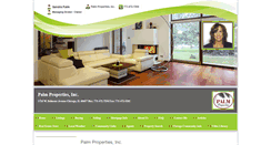 Desktop Screenshot of palmproperties.com